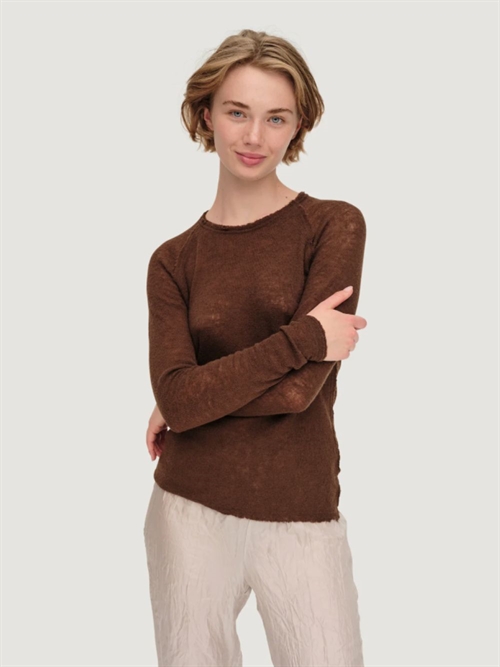 GUDRUN GUDRUN BARBA SWEATER ECOWOOL CHOCOLATE